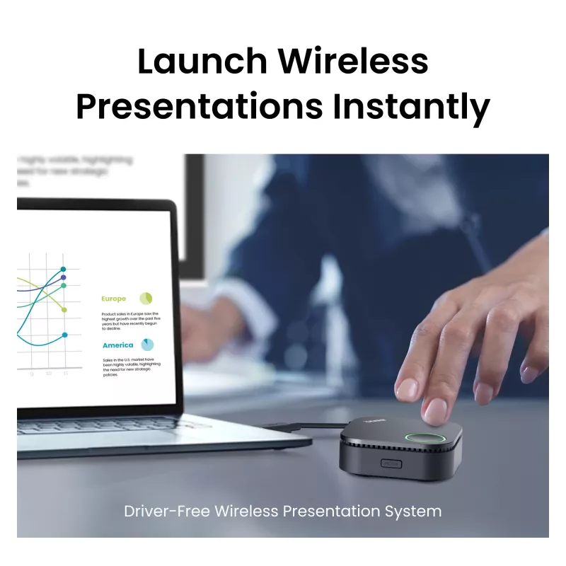 Wireless Presentation System BenQ InstaShow WDC15 HDMI Desktop Black