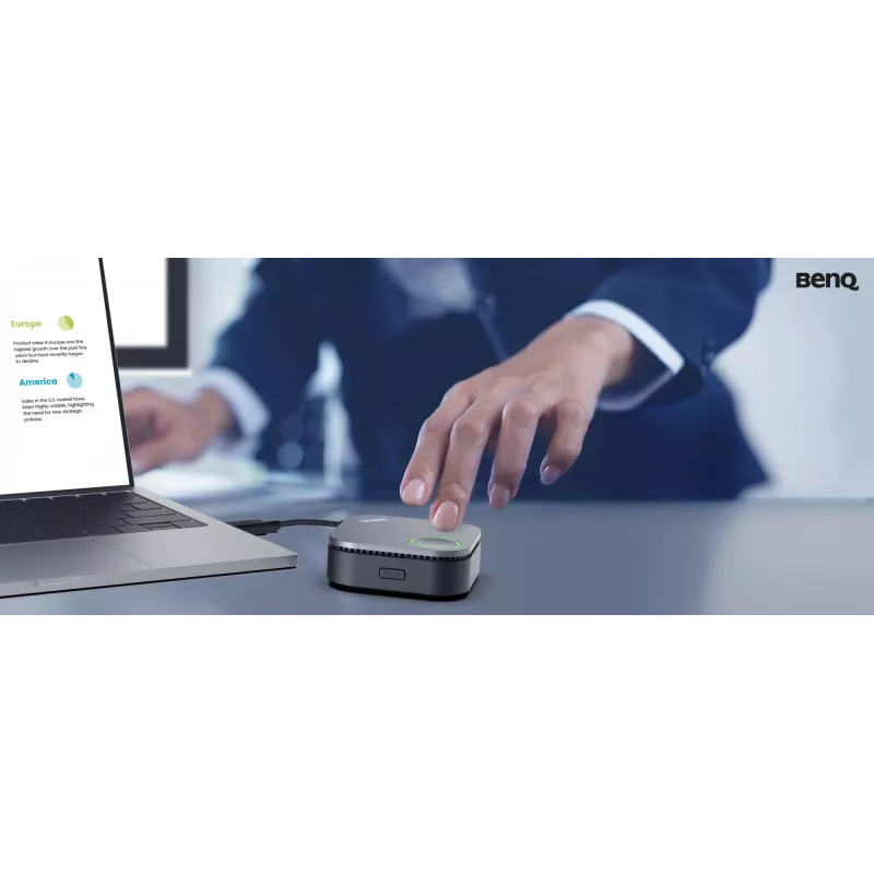 Wireless Presentation System BenQ InstaShow WDC15 HDMI Desktop Black