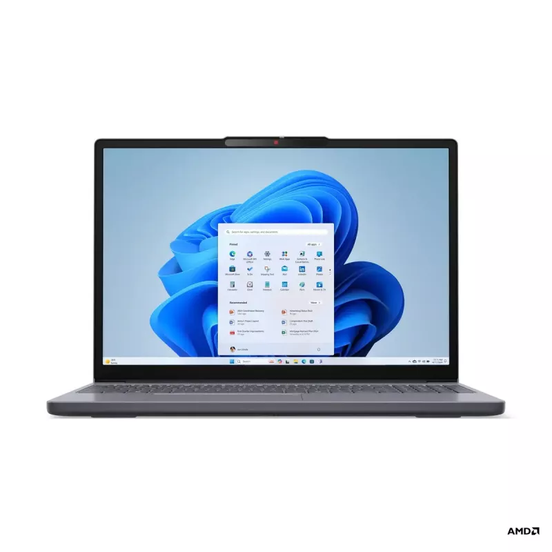 Laptop Lenovo IdeaPad Slim 3 15AMN8 — 15.6 inch FHD TN 1920x1080, AMD Ryzen 3 7320U, 16GB LPDDR5, 512GB SSD, AMD Radeon 610M, Windows 11 Home, Arctic Grey
