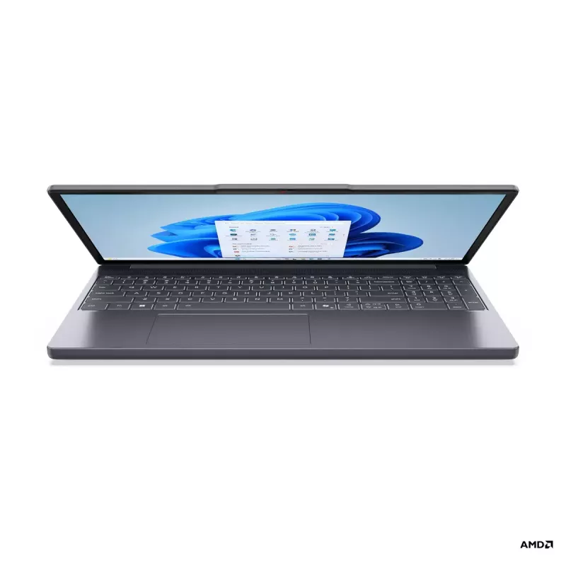 Laptop Lenovo IdeaPad Slim 3 15AMN8 — 15.6 inch FHD TN 1920x1080, AMD Ryzen 3 7320U, 16GB LPDDR5, 512GB SSD, AMD Radeon 610M, Windows 11 Home, Arctic Grey