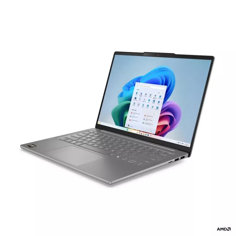 Laptop Lenovo IdeaPad Slim 5 — Ryzen 7 7735HS, 14 inch WUXGA IPS 300 nits, 16GB RAM, 1TB SSD, AMD Radeon 680M, microSD reader, Windows 11 Home