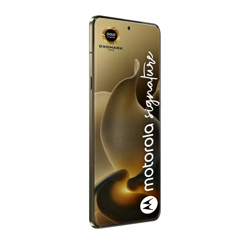 Motorola signature 17.2 cm (6.78 inch) Dual SIM Android 16.0 5G USB Type-C 16 GB 512 GB 5200 mAh Gold