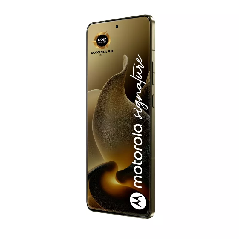 Motorola signature 17.2 cm (6.78 inch) Dual SIM Android 16.0 5G USB Type-C 16 GB 512 GB 5200 mAh Gold