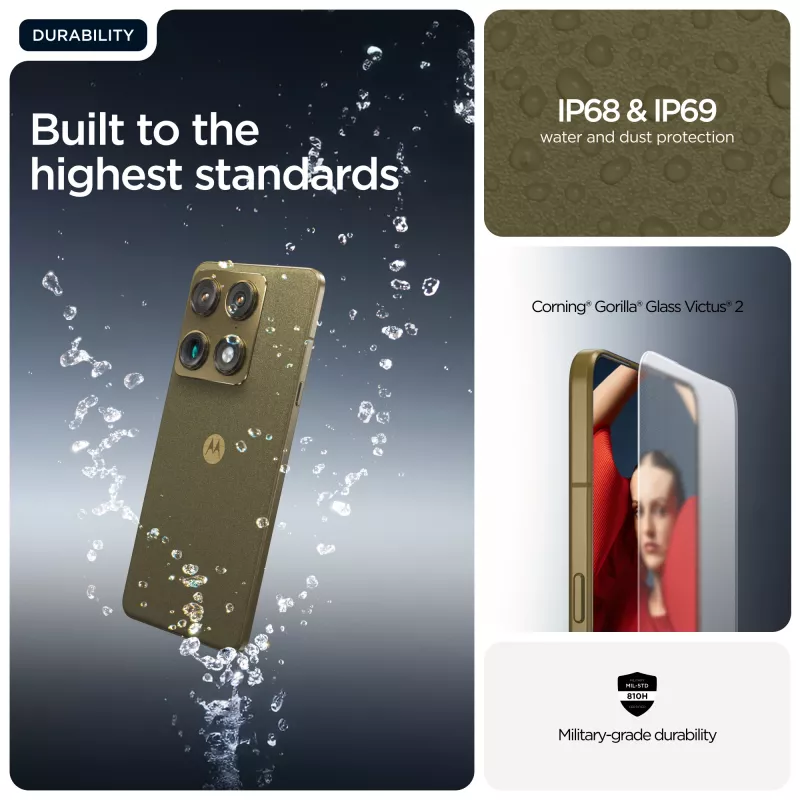 Motorola signature 17.2 cm (6.78 inch) Dual SIM Android 16.0 5G USB Type-C 16 GB 512 GB 5200 mAh Gold