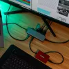 Targus Dual Video Mobile Dock with 140W EPR Pass-Thru, Wired, USB 3.2 Gen 2 (3.1 Gen 2) Type-C, 140 W, 1000 Mbit/s, Grey, 10 Gbit/s
