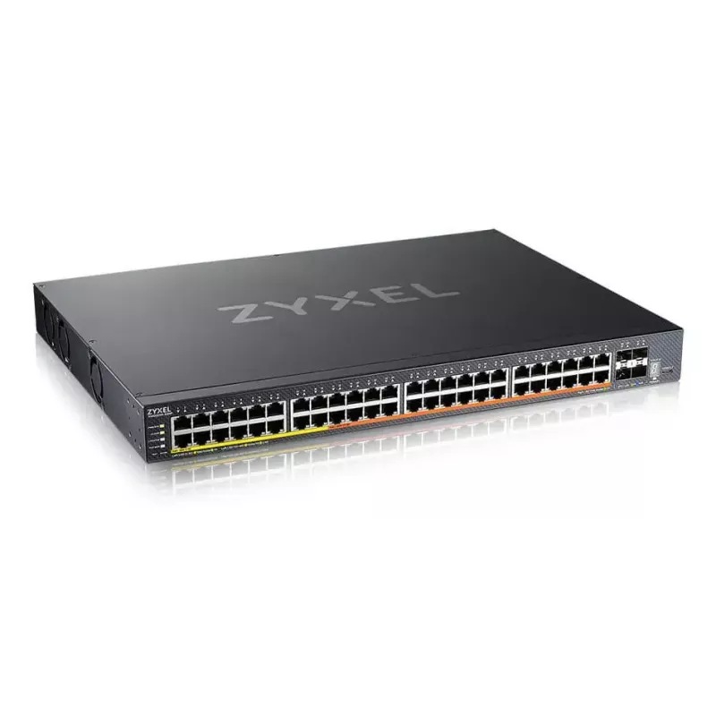 Zyxel XMG2230-52HP Managed L2/L3 2.5G Ethernet (100/1000/2500) Power over Ethernet (PoE) 1U Black