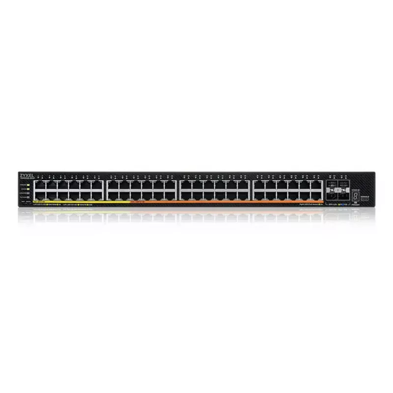 Zyxel XMG2230-52HP Managed L2/L3 2.5G Ethernet (100/1000/2500) Power over Ethernet (PoE) 1U Black