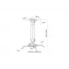 Ceiling Mount Multibrackets M Universal Projector Mount I