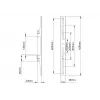 Flat panel mount arm Multibrackets M Pro Series Fixed Arms 400mm