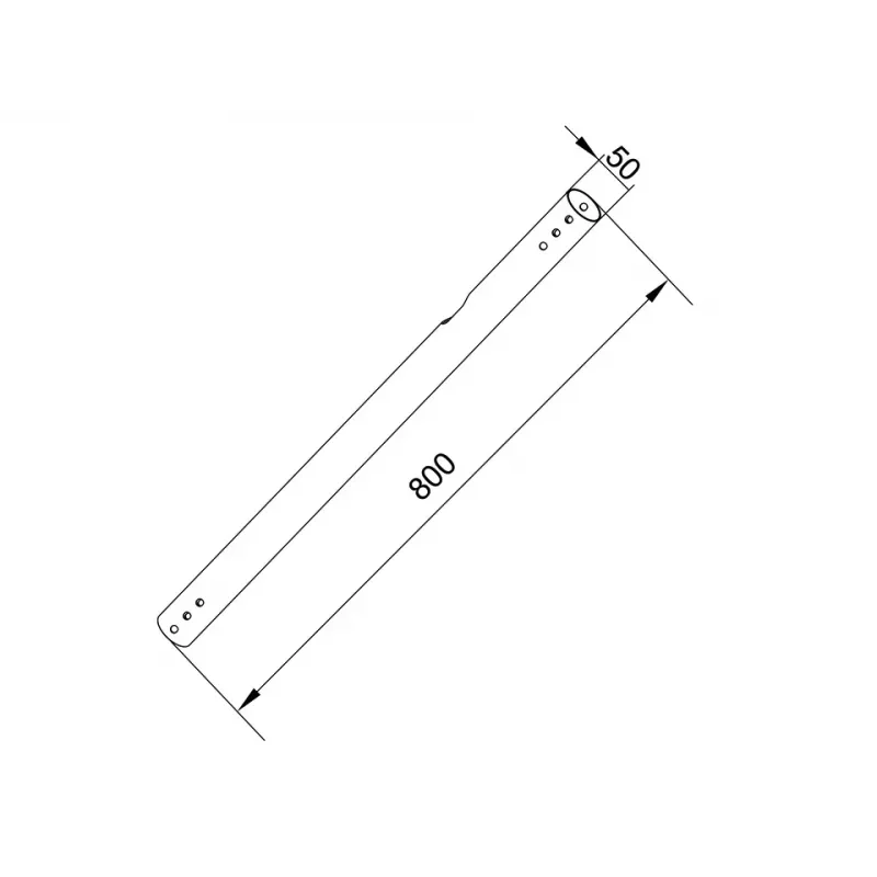 Pipe Multibrackets M Pro Series Extension Pipe 0.8m Black