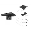 Ceiling Plate Multibrackets M Pro Series Black Plastic Steel 165mm