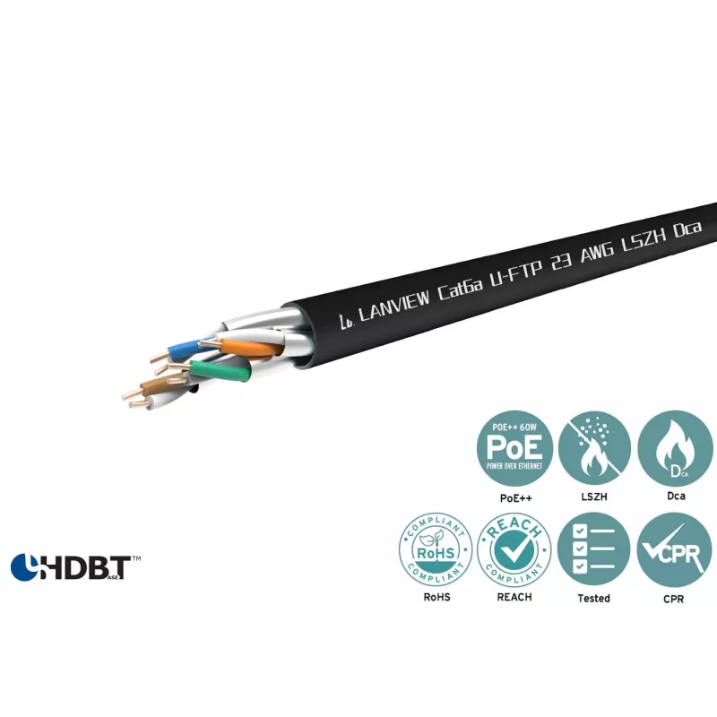 Network patch cable Lanview LVN122433 — Cat6, unshielded, length not specified
