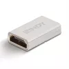 Lindy HDMI 2.1 Female to Female Coupler, HDMI 2.1, HDMI 2.1, Silver