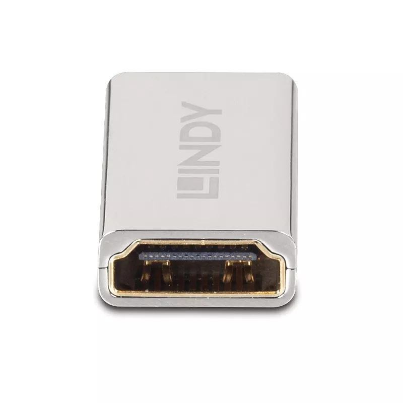 Lindy HDMI 2.1 Female to Female Coupler, HDMI 2.1, HDMI 2.1, Silver