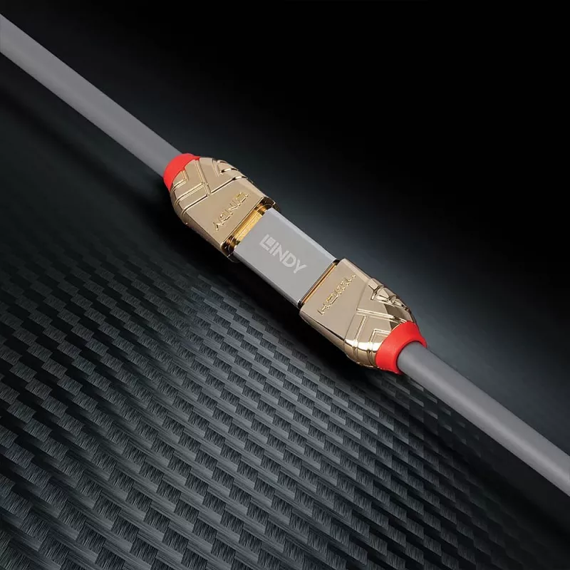 Lindy HDMI 2.1 Female to Female Coupler, HDMI 2.1, HDMI 2.1, Silver