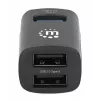 Manhattan USB-C 3-Port Hub, ULTRA COMPACT, 3x USB-A Ports (1x 5 Gbps USB 3.2 Gen1 aka USB 3.0, 3 x 480 Mbps USB 2.0), USB powered (no external power supply required)