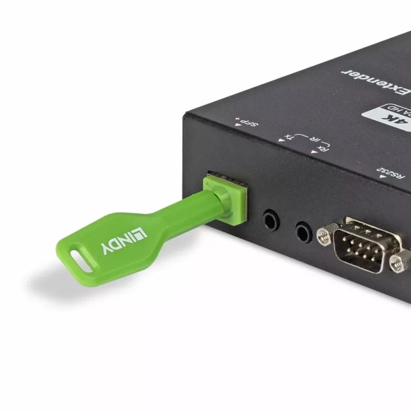Lindy SFP Port Blocker key, Green, Port blocker key, SFP, Green, Acrylonitrile butadiene styrene (ABS), 1 pc(s), Polybag