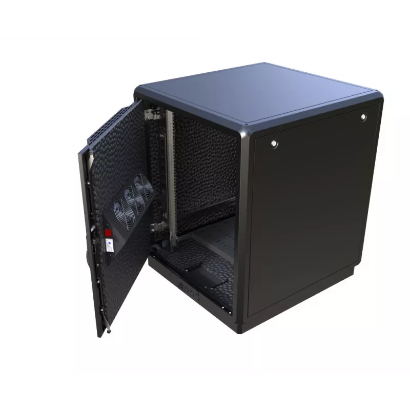 Lanview RDLAK12U758BL rack cabinet 12U Black