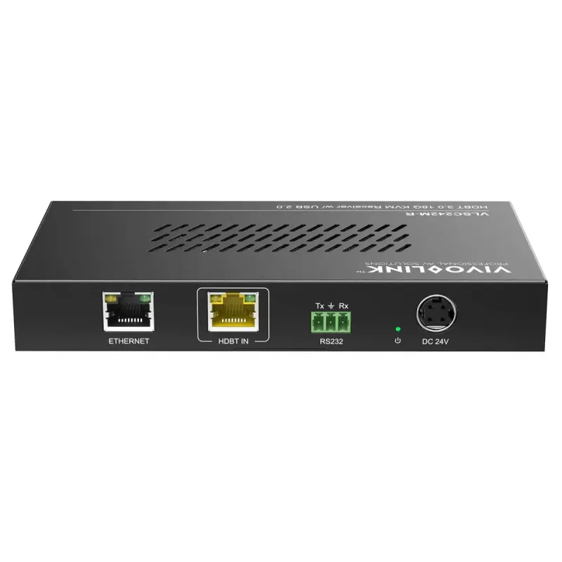 Vivolink video scaler VLSC242M, metal housing, HDCP 1.4/2.2, AC 110–230V, 250×200×44 mm
