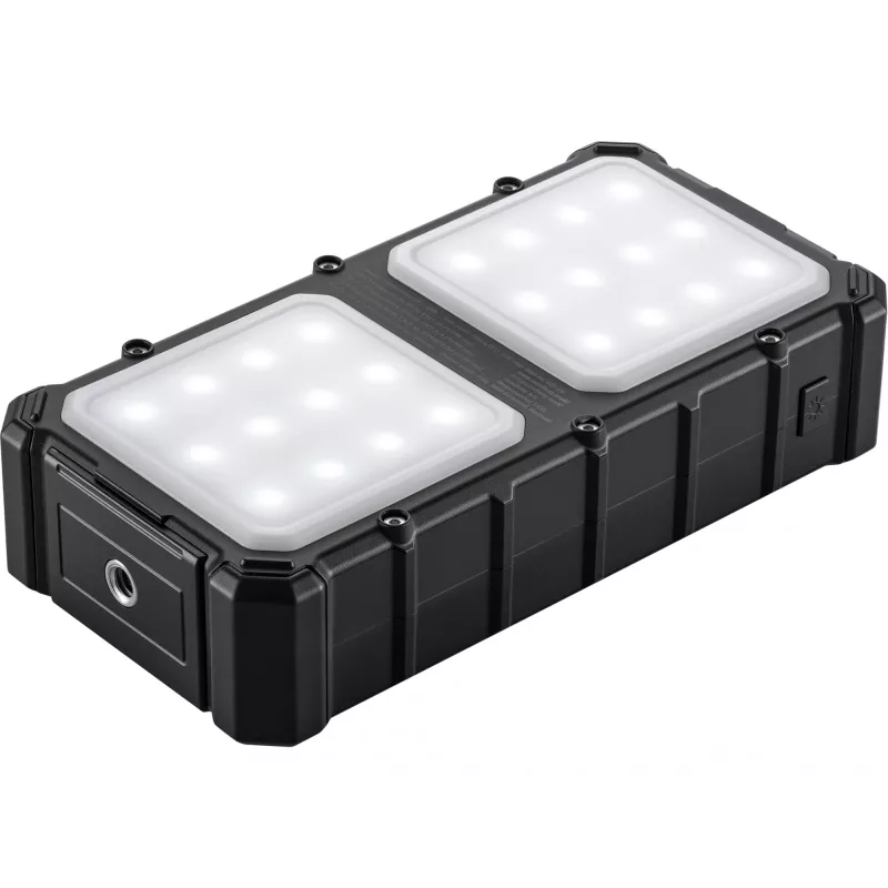 Sandberg Solar Powerbank CampLED 20000, 20000 mAh, Programmable Power Supply (PPS), 3.7 V, 15 W, Black