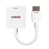 Lindy HDMI 18G to DisplayPort 1.2 Converter, 0.095 m, HDMI Type A (Standard), DisplayPort, Female, Male, Straight