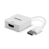 Lindy HDMI 18G to DisplayPort 1.2 Converter, 0.095 m, HDMI Type A (Standard), DisplayPort, Female, Male, Straight