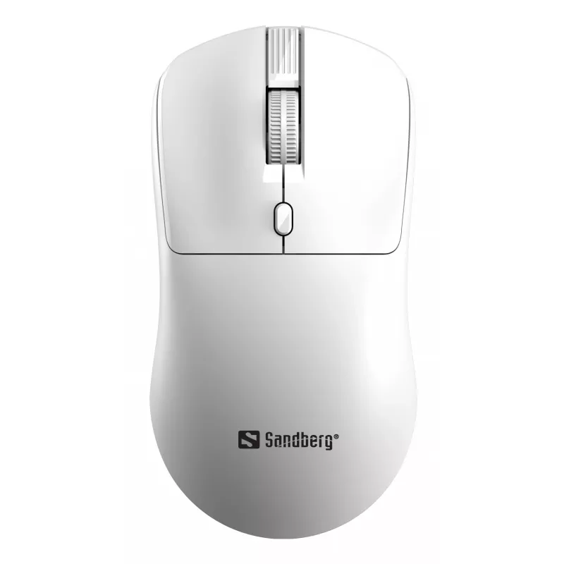 Sandberg Wireless Mouse Saver White, Ambidextrous, RF Wireless, 1600 DPI, White