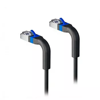 Shielded FTP networking cable Lanview LV-6AFTP-FLEX-ANG-05B-S, angled connector, flexible patch cable