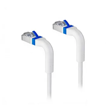Networking cable Lanview LV-6AFTP-FLEX-ANG-015W-S — angled plug, Cat6a F/FTP, 1.5 m, white