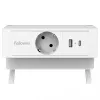Fellowes 100137173 power extension 2 m 1 AC outlet(s) Indoor White