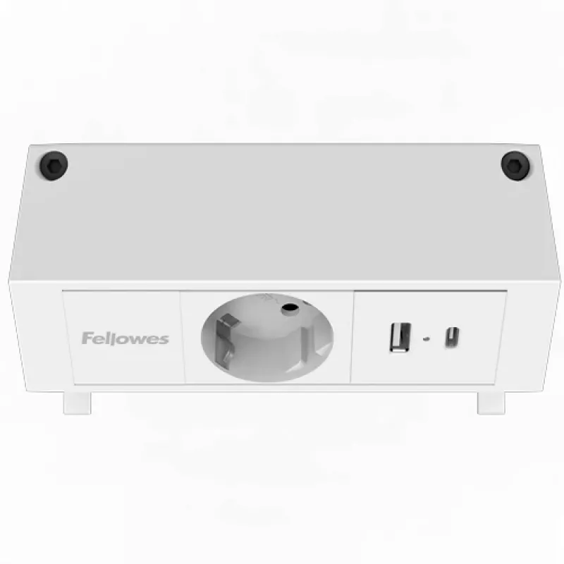 Fellowes 100137173 power extension 2 m 1 AC outlet(s) Indoor White
