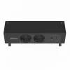 Fellowes 100137182 power extension 2 m 2 AC outlet(s) Indoor Black