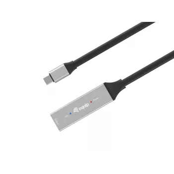USB-C to USB-C Active Extension Cable EQUIP 10 m, USB 3.2 Gen 1 (5 Gbps), black