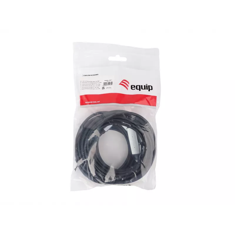 USB-C to USB-C Active Extension Cable EQUIP 10 m, USB 3.2 Gen 1 (5 Gbps), black
