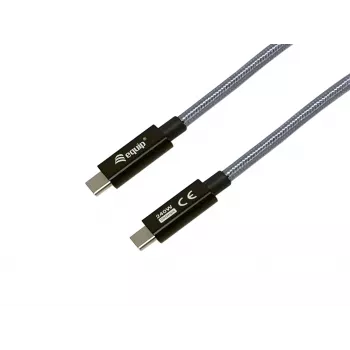USB-C to USB-C cable EQUIP 1.0 m — USB 3.2 Gen 2x2, 20 Gbps, PD 240W, 4K/60Hz, Black