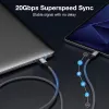 USB-C to USB-C cable EQUIP 1.0 m — USB 3.2 Gen 2x2, 20 Gbps, PD 240W, 4K/60Hz, Black