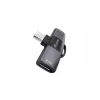 Adapter USB-C OTG 2-in-1 EQUIP 133479 — 100W PD, 10Gbps, 1x USB-C to 2x USB-C, grey