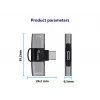Adapter USB-C OTG 2-in-1 EQUIP 133479 — 100W PD, 10Gbps, 1x USB-C to 2x USB-C, grey