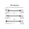 USB to HDMI adapter EQUIP 133498 (USB-C and USB-A male to HDMI, 1080p, aluminium housing, grey)