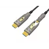 EQUIP HDMI 2.1 Active Optical Cable 10 m — Detachable Type-D (Micro) + Type-A, 48 Gbit/s, 8K/60Hz