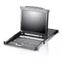 ATEN CL5708N rack console 48.3 cm (19 inch) Black 1U