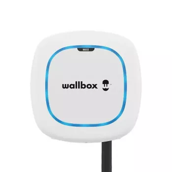 Wallbox Pulsar Max wall charger 22 kW, Wi‑Fi & Bluetooth, 5 m cable, IP54, IK10, white