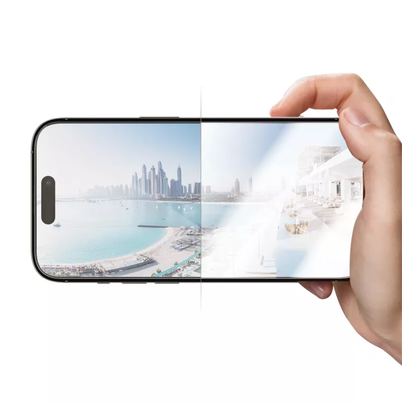 PanzerGlass ® Anti-Reflective Screen Protector iPhone 14 Pro | Ultra-Wide Fit w. EasyAligner