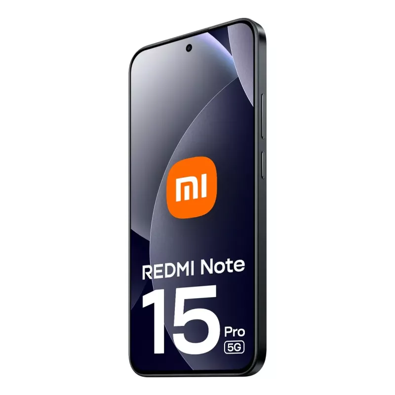 Smartphone Xiaomi Redmi Note 15 Pro 5G — 6.83 inch (17.4 cm), 8 GB RAM, 256 GB, 200 MP, 6580 mAh, Black