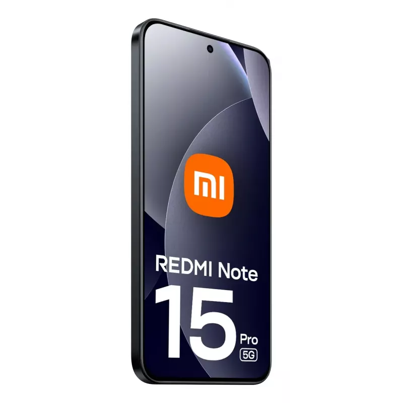 Smartphone Xiaomi Redmi Note 15 Pro 5G — 6.83 inch (17.4 cm), 8 GB RAM, 256 GB, 200 MP, 6580 mAh, Black
