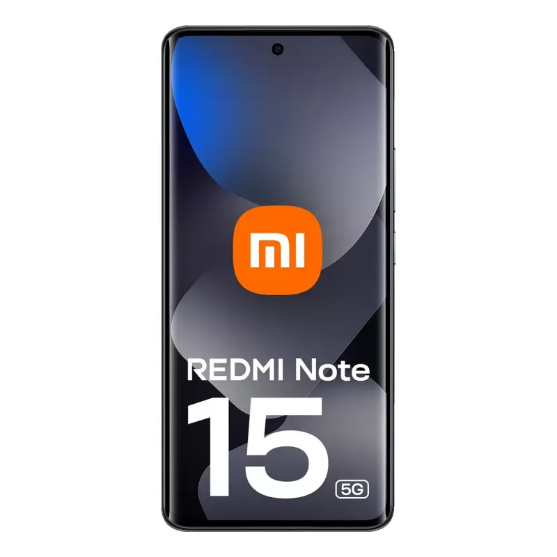 Smartphone Xiaomi Redmi Note 15 5G, 6.77 inch (17.2 cm), 8 GB RAM, 128 GB, 108 MP triple camera, 5520 mAh, Black