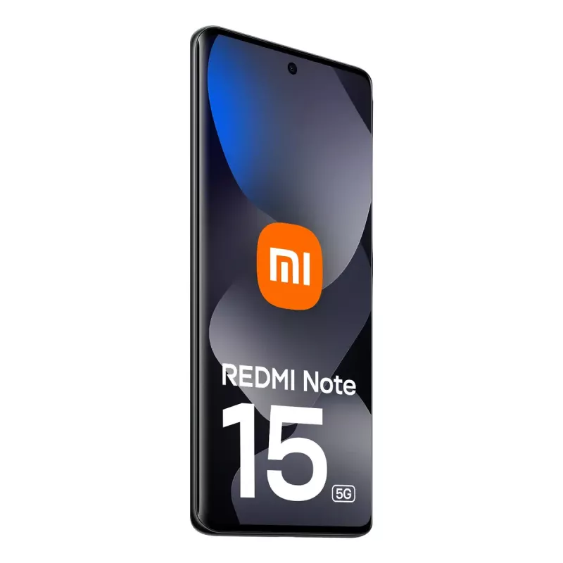 Smartphone Xiaomi Redmi Note 15 5G, 6.77 inch (17.2 cm), 8 GB RAM, 128 GB, 108 MP triple camera, 5520 mAh, Black