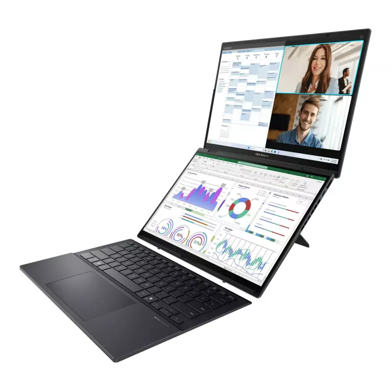 Laptop ASUS Zenbook Duo UX8406CA-QL287W 14 inch OLED Touch FHD 1920x1200 Intel Core Ultra 7 255H 16GB LPDDR5X 1TB SSD Intel Arc Windows 11 Home