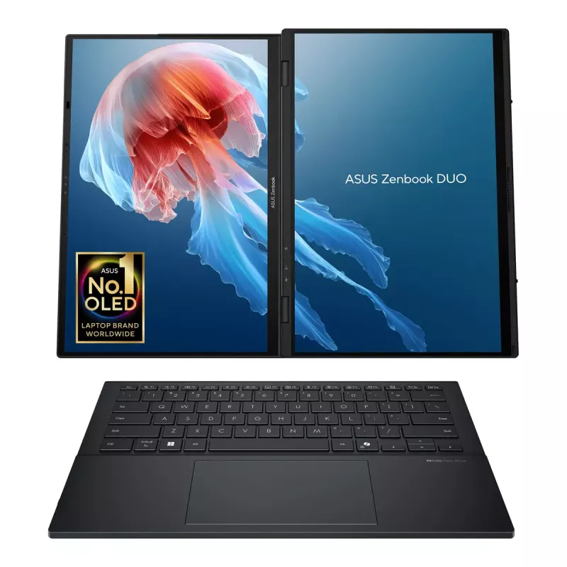Laptop ASUS Zenbook Duo UX8406CA-QL287W 14 inch OLED Touch FHD 1920x1200 Intel Core Ultra 7 255H 16GB LPDDR5X 1TB SSD Intel Arc Windows 11 Home