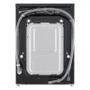 LG F4X5011TBB , A, Front loading, Washing capacity 11 kg, Depth 56.5 cm, 1400 RPM, Black washing machine Front-load 1351 RPM